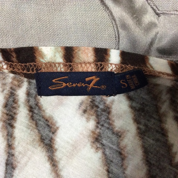 NWOT tiger print dress by Seven7, size S - Picture 8 of 9